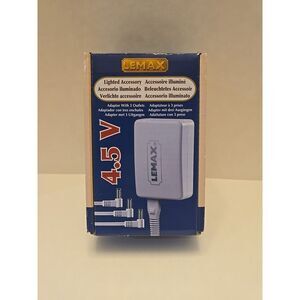 Lemax 94563 Power Adapter 4.5V 3 Output‎ White Christmas Village Houses Adapter